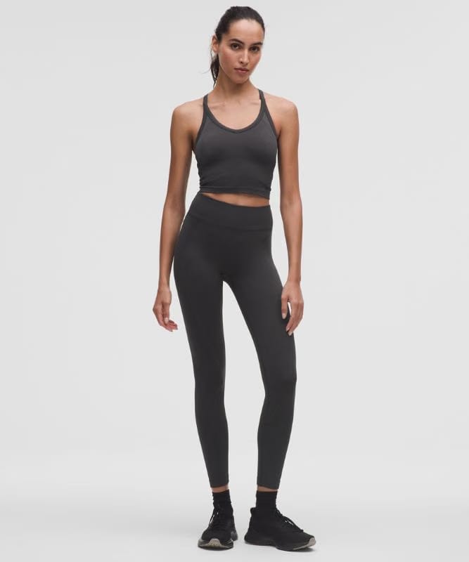 lululemon Get Low Cross-Back Training Tank Top *Light Support, B/C Cup - Black/Graphite Grey