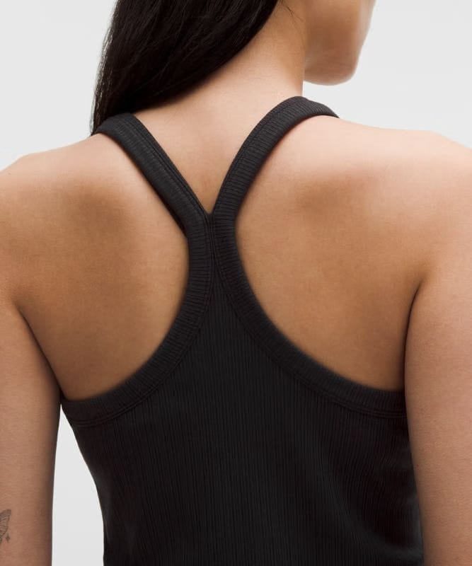 lululemon Hold Tight Micro-Rib Racerback Tank Top - Black