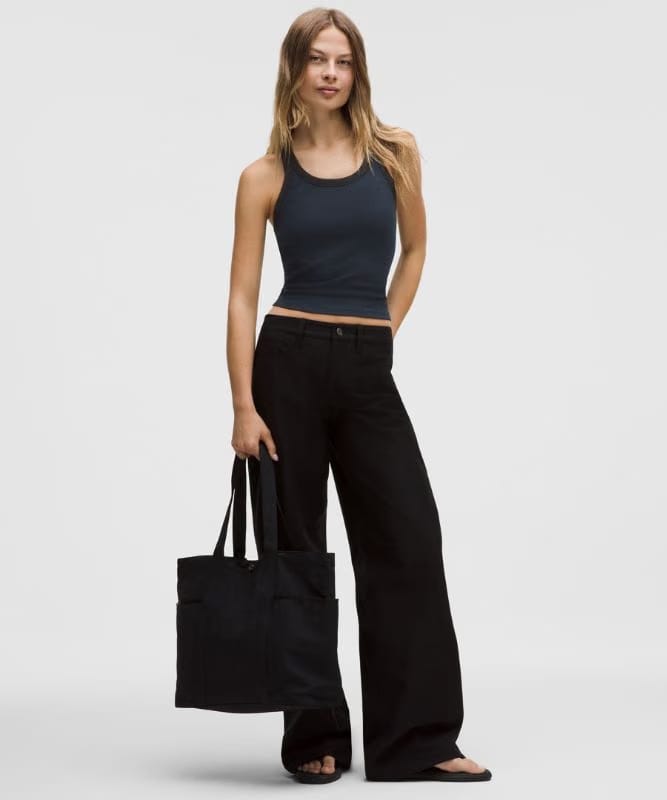 lululemon Hold Tight Micro-Rib Racerback Tank Top - True Navy/Black
