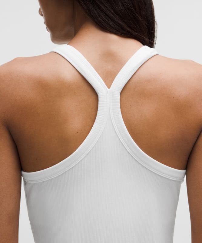 lululemon Hold Tight Micro-Rib Racerback Tank Top - White