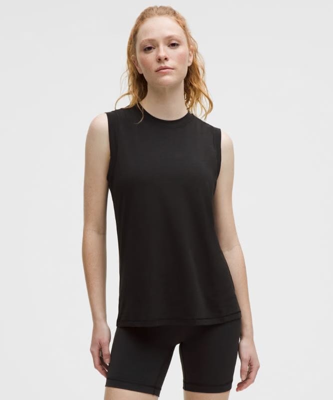 lululemon Jersey Training Muscle Tank Top *Long - Black