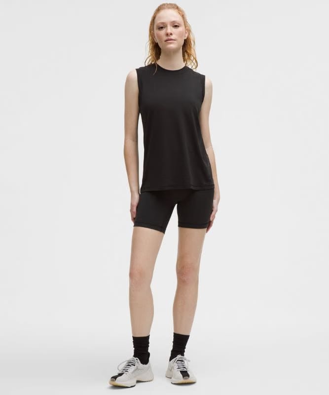 lululemon Jersey Training Muscle Tank Top *Long - Black