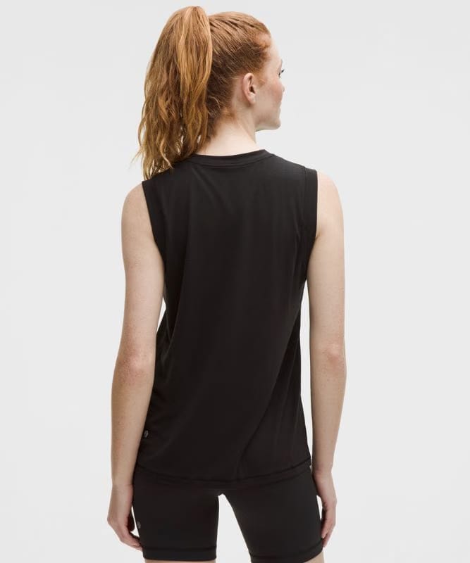 lululemon Jersey Training Muscle Tank Top *Long - Black