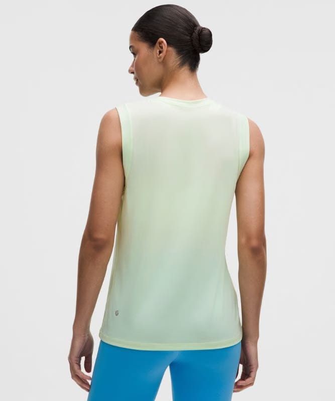 lululemon Jersey Training Muscle Tank Top Long *Wordmark - Matcha Magic