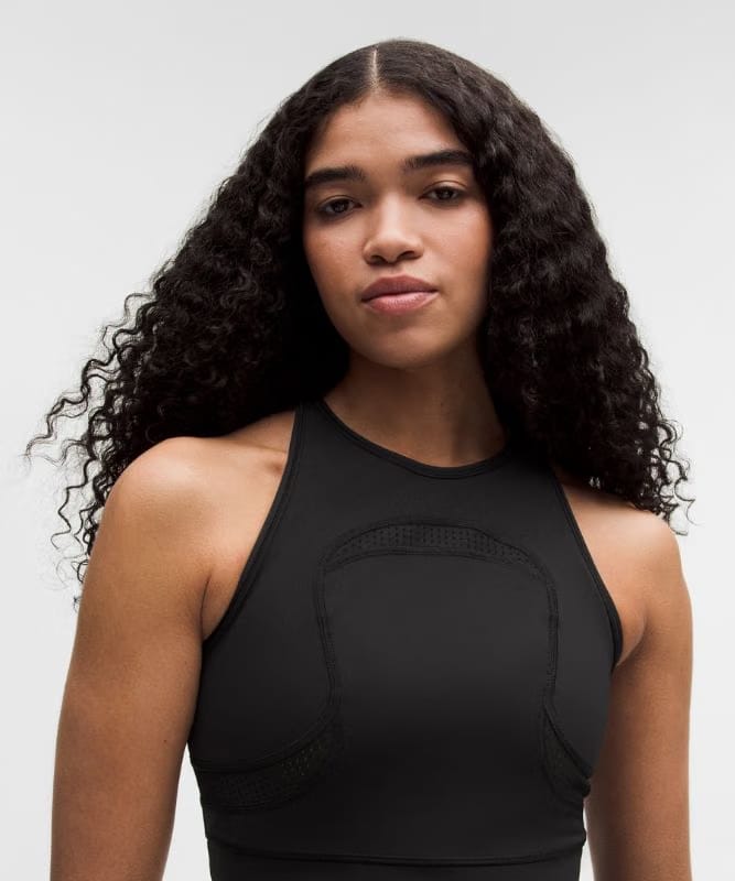 lululemon Mesh Cutout Tank Top *SLNSH Collection - Black