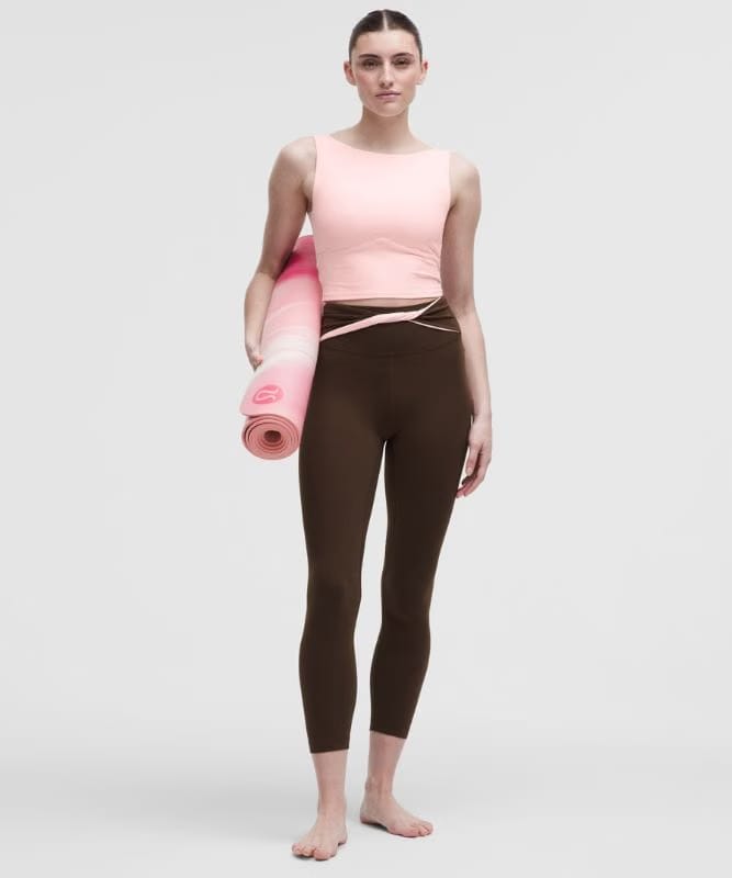lululemon Nulu Twist-Back Tank Top - Matcha Magic/Club Blue