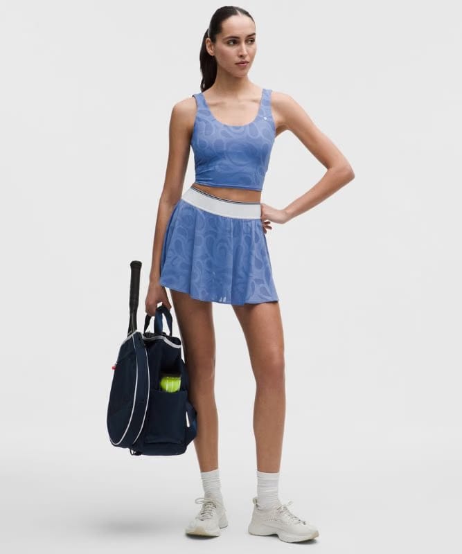 lululemon Paisley-Mesh Tennis Tank Top *B/C Cup - Prep Blue/White/Club Blue