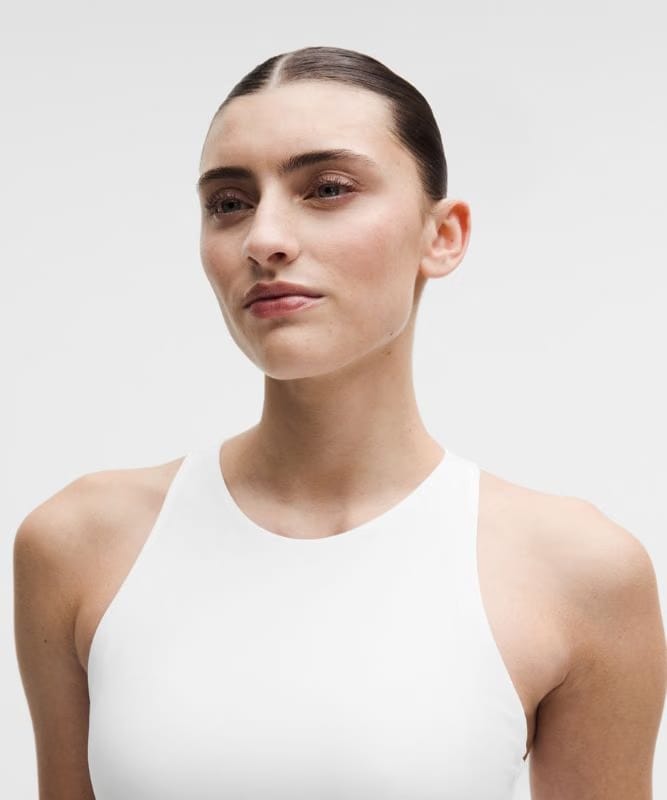 lululemon Racerback High-Neck Tennis Tank Top *B/C Cup - White