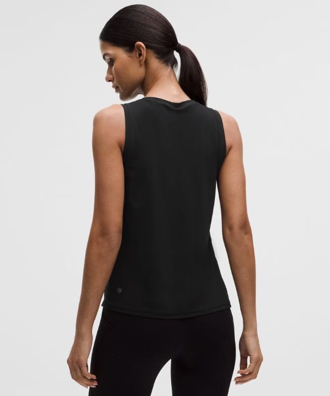 lululemon Side-Ruched Running Tank Top - Black