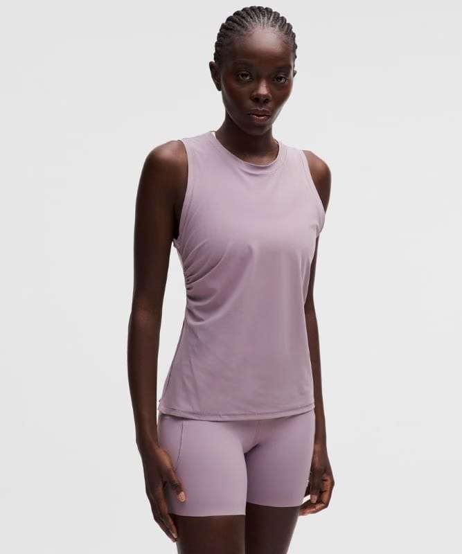 lululemon Side-Ruched Running Tank Top - Lotus Lavender
