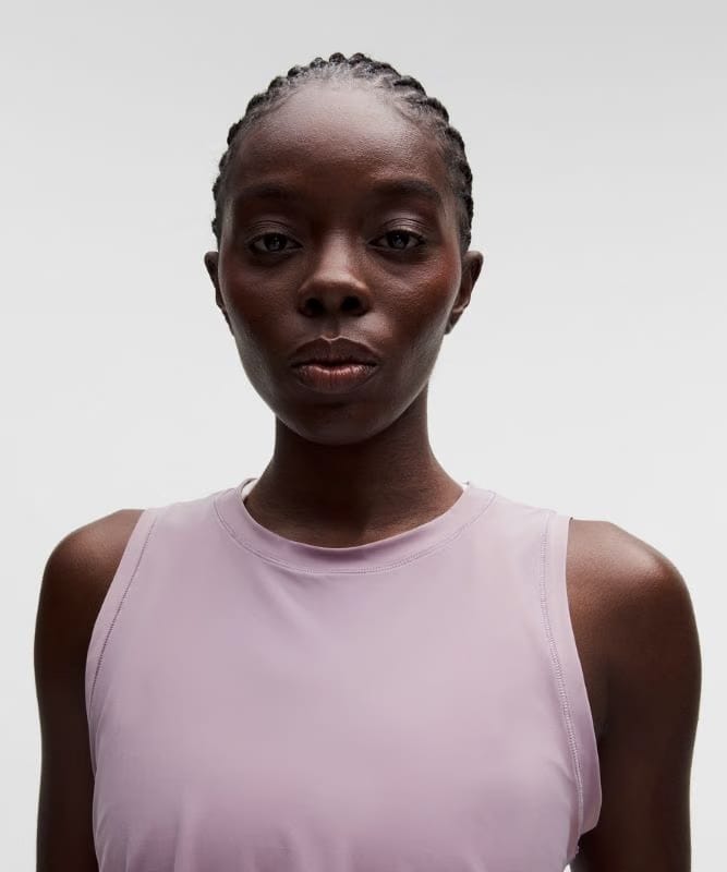 lululemon Side-Ruched Running Tank Top - Lotus Lavender