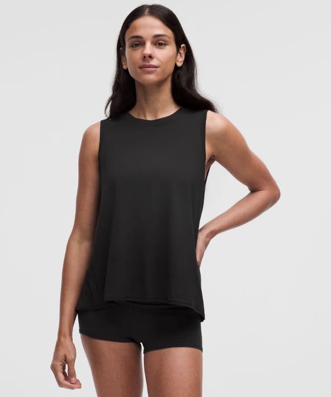 lululemon SilkyAppeal Long-Length Tank Top - Black