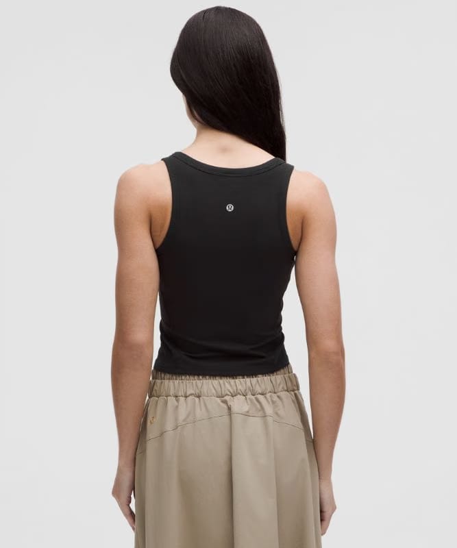 lululemon Smooth and Ribbed Nulu Scoop-Neck Tank Top *Light Support, B-D Cups - Walnut Crunch