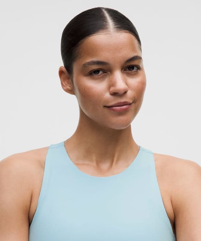lululemon Swift Speed Cropped Tank Top *B/C Cup - Foam Cloud