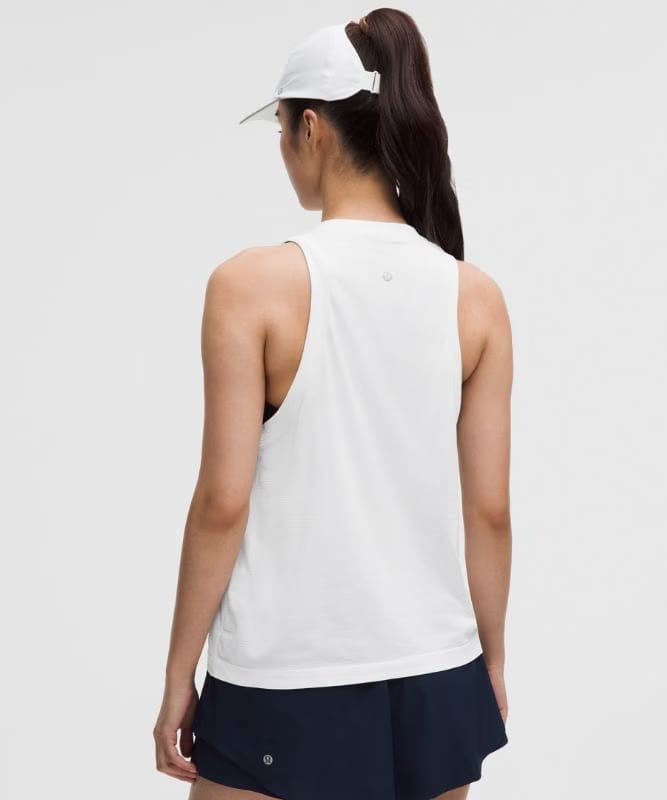 lululemon Swiftly Relaxed Tank Top Hip Length *Updated Fit - White/White