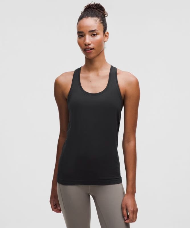lululemon Swiftly Tech Racerback Tank Top 2.0 *Hip Length - Black/Black