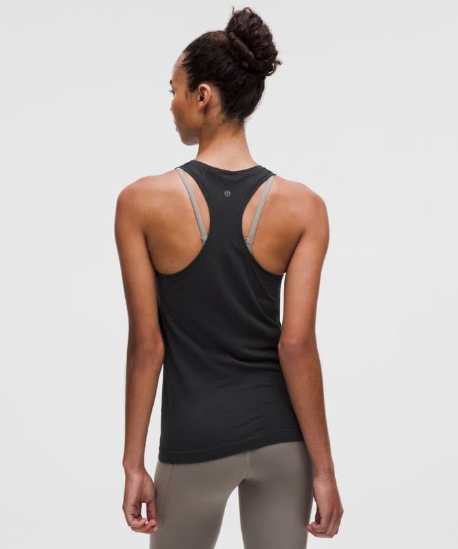 lululemon Swiftly Tech Racerback Tank Top 2.0 *Hip Length - Black/Black