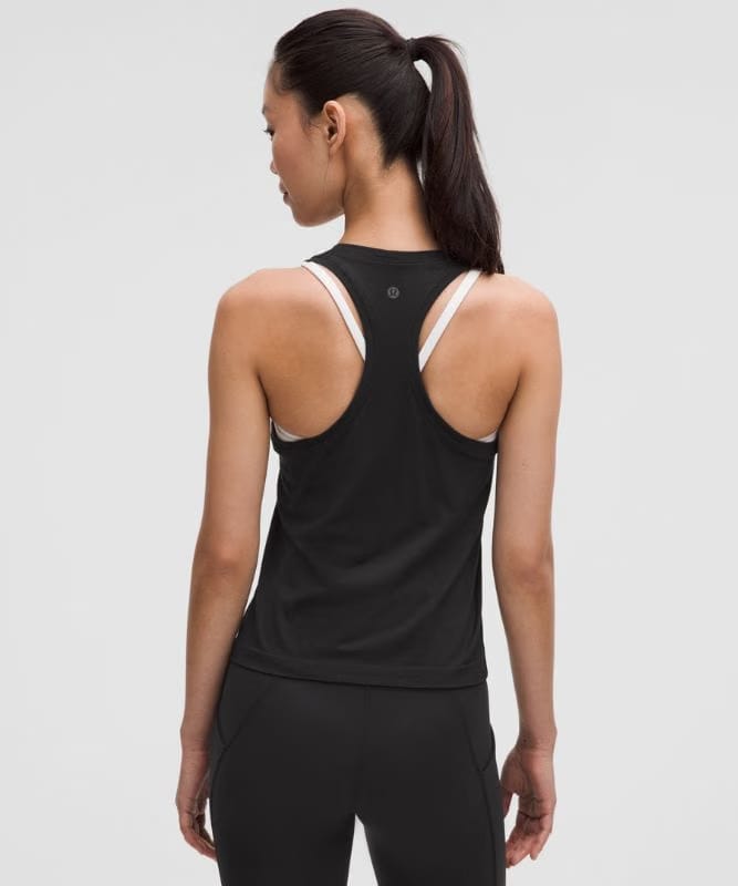 lululemon Swiftly Tech Racerback Tank Top 2.0 *Waist Length - Black/Black