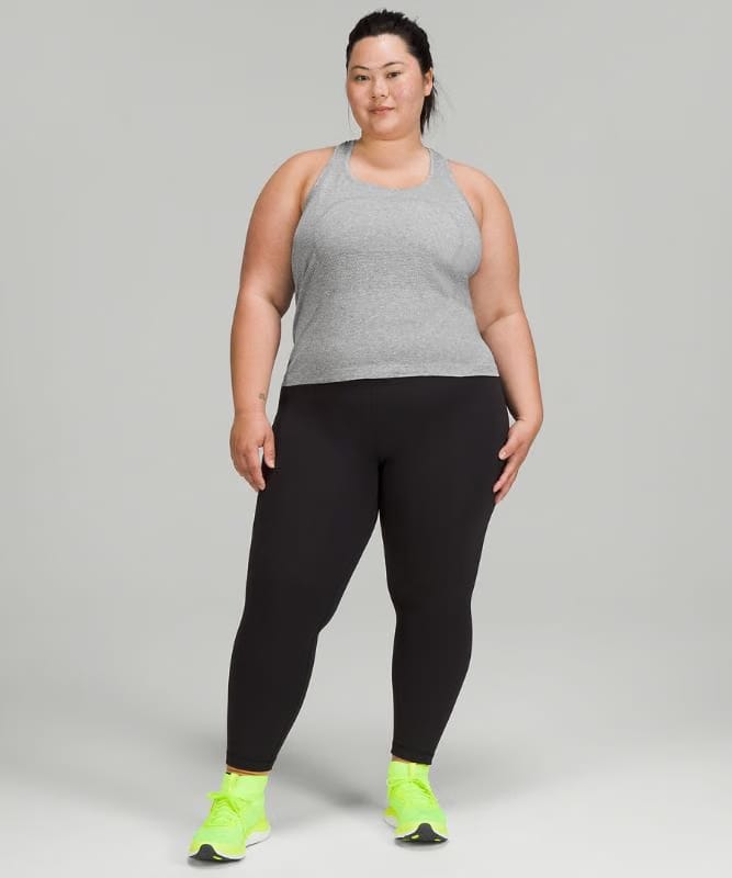 lululemon Swiftly Tech Racerback Tank Top 2.0 *Waist Length - Slate/White