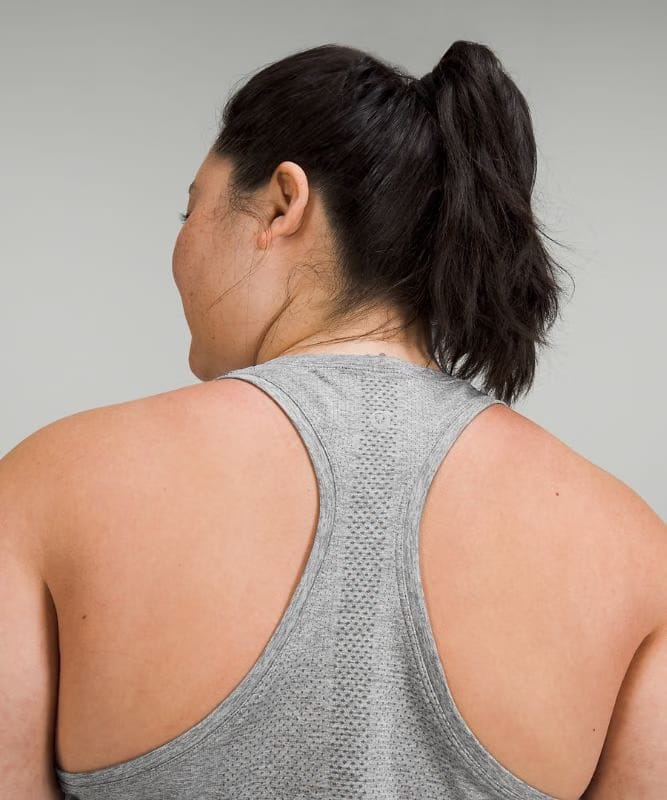 lululemon Swiftly Tech Racerback Tank Top 2.0 *Waist Length - Slate/White