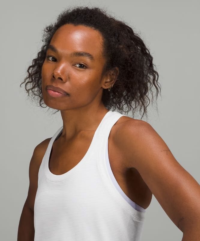 lululemon Swiftly Tech Racerback Tank Top 2.0 *Waist Length - White/White