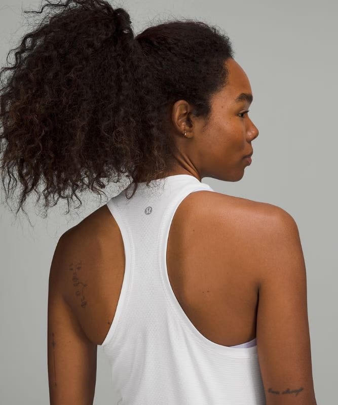 lululemon Swiftly Tech Racerback Tank Top 2.0 *Waist Length - White/White