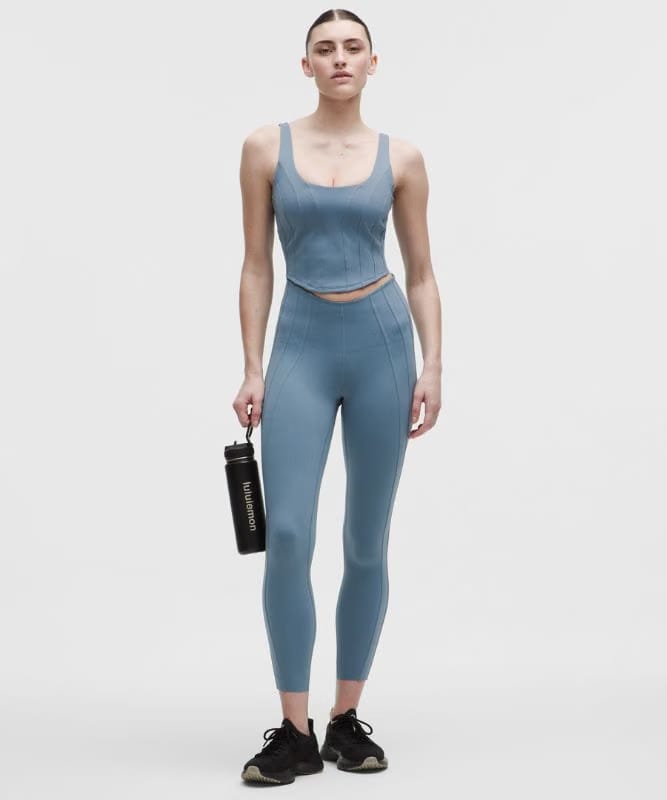 lululemon Ultralu Corset-Stitch Tank Top *Light Support, B/C Cup - Black
