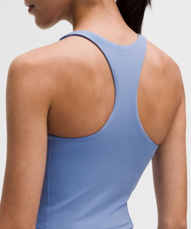 lululemon Wunder Train Racerback Tank Top *Medium Support, B/C Cup - Prep Blue