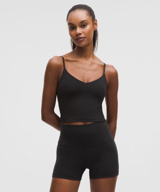lululemon Align™ Cropped Cami Tank Top *Light Support, A/B Cup - Black