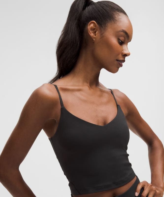 lululemon Align™ Cropped Cami Tank Top *Light Support, A/B Cup - Black