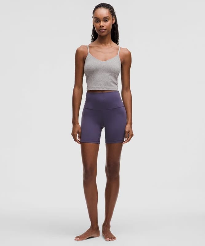 lululemon Align™ Cropped Cami Tank Top *Light Support, A/B Cup - Heathered Core Medium Grey