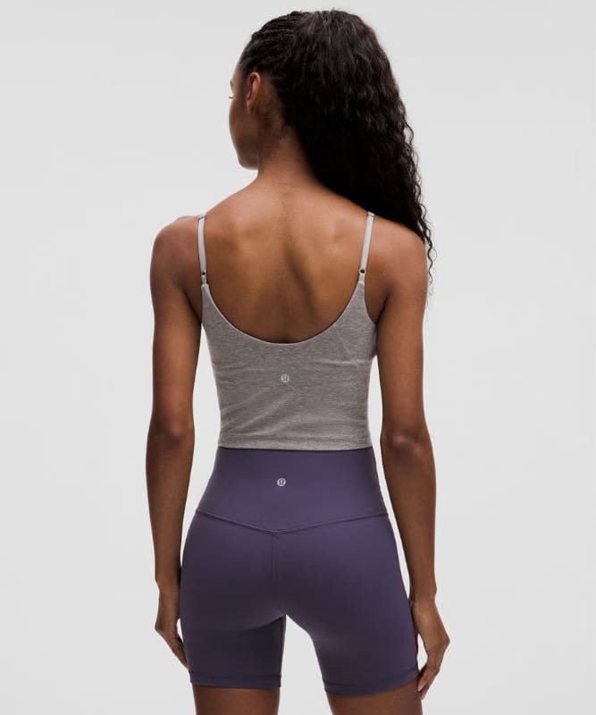 lululemon Align™ Cropped Cami Tank Top *Light Support, A/B Cup - Heathered Core Medium Grey