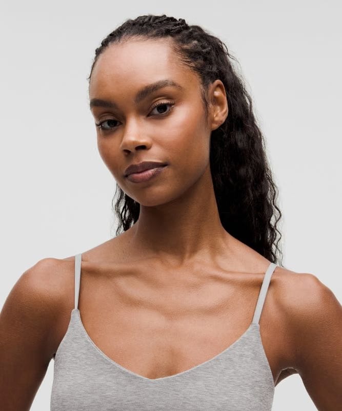 lululemon Align™ Cropped Cami Tank Top *Light Support, A/B Cup - Heathered Core Medium Grey