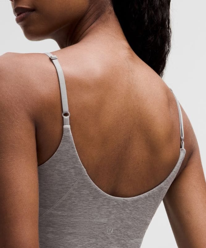 lululemon Align™ Cropped Cami Tank Top *Light Support, A/B Cup - Heathered Core Medium Grey