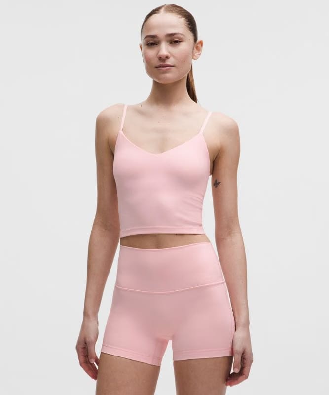 lululemon Align™ Cropped Cami Tank Top *Light Support, A/B Cup - Pink Pearl