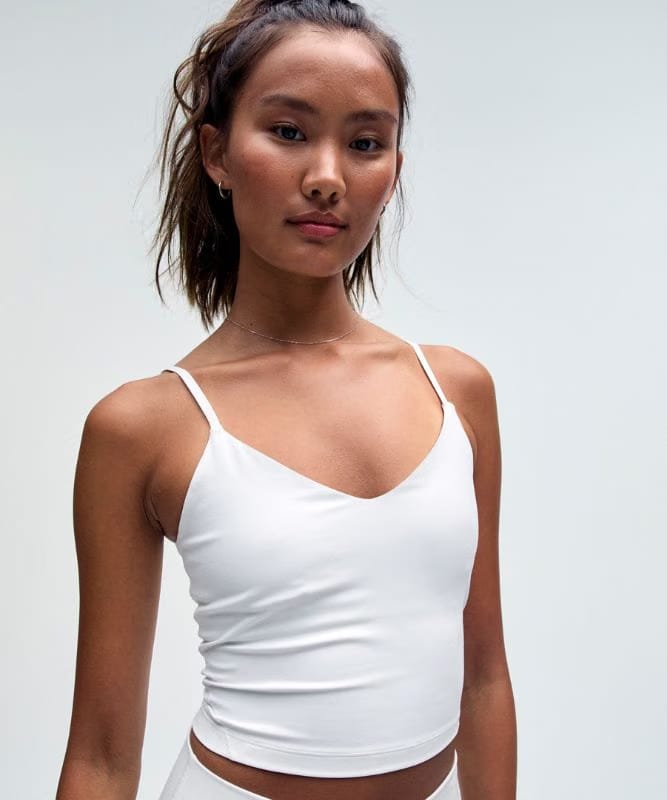 lululemon Align™ Cropped Cami Tank Top *Light Support, A/B Cup - White
