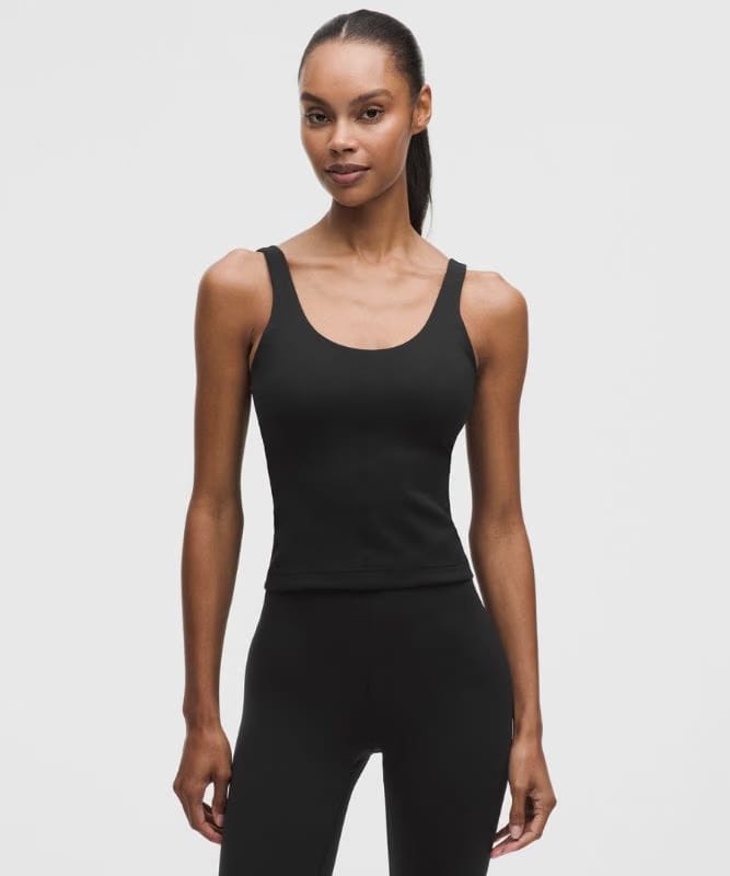 lululemon Glow Up™ Tank Top *Medium Support, B/C Cup - Black