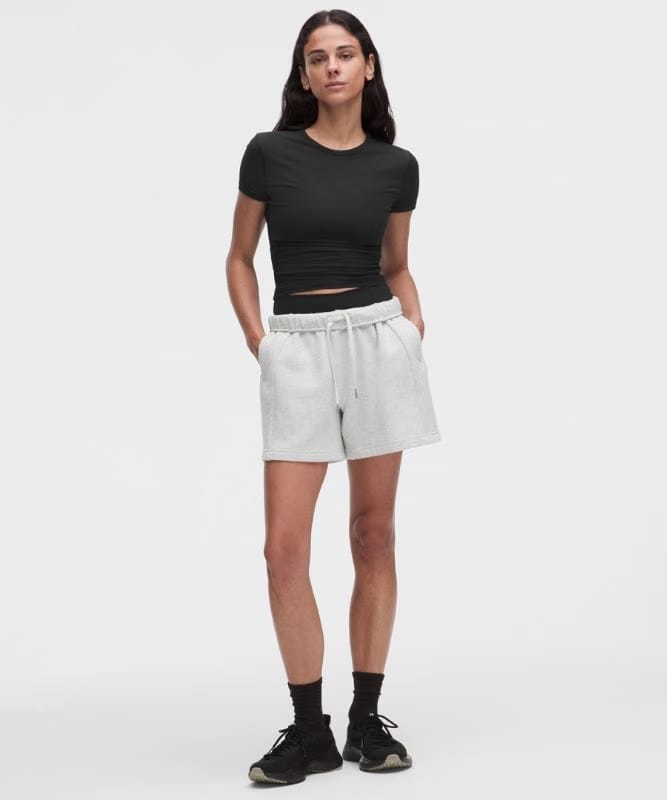 lululemon All It Takes Ribbed Keyhole Short-Sleeve Shirt - Black