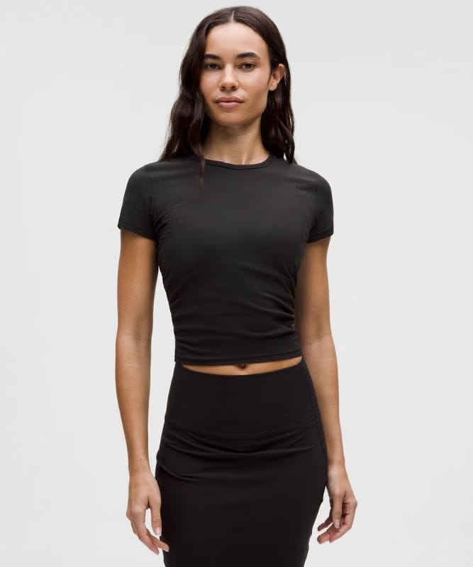 lululemon All It Takes Ribbed Nulu T-Shirt - Black