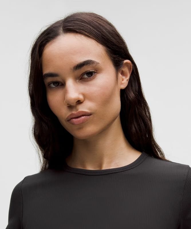 lululemon All It Takes Ribbed Nulu T-Shirt - Black