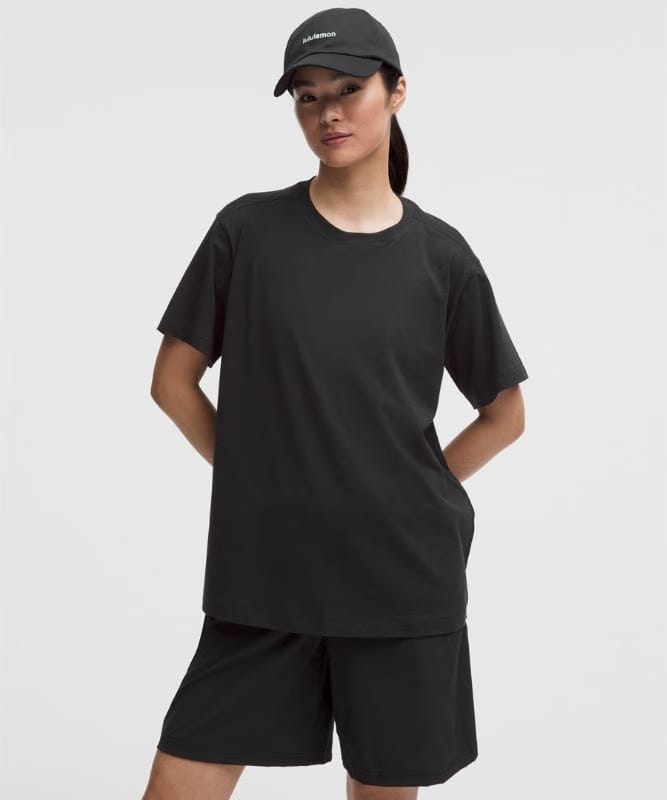 lululemon All Yours Organic Cotton Crewneck T-Shirt - Black