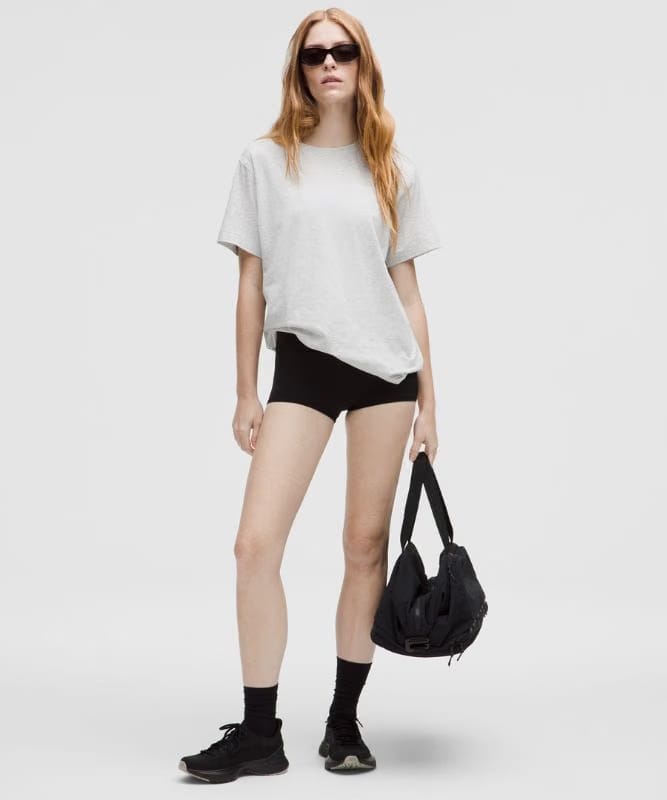 lululemon All Yours Organic Cotton Crewneck T-Shirt - Heathered Core Ultra Light Grey