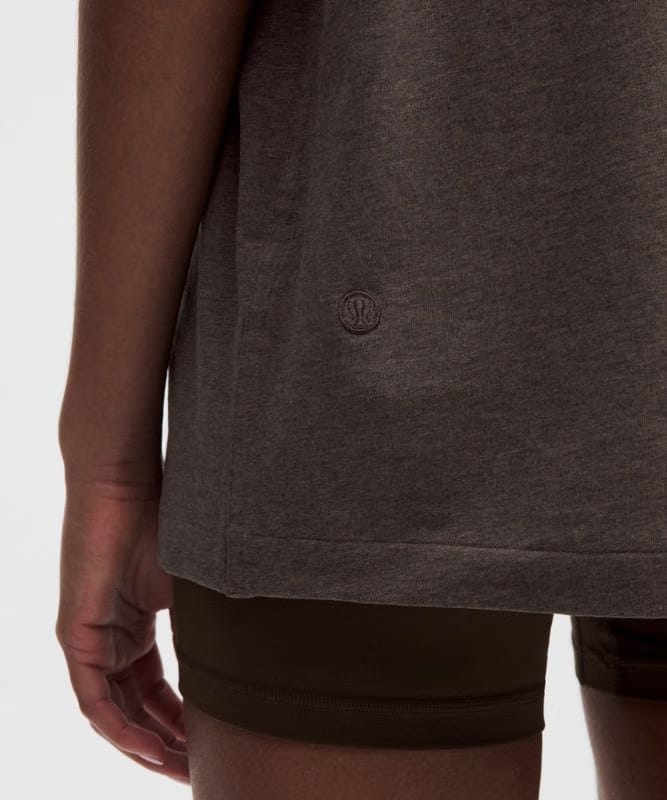 lululemon All Yours Organic Cotton Crewneck T-Shirt - Heathered Walnut Crunch