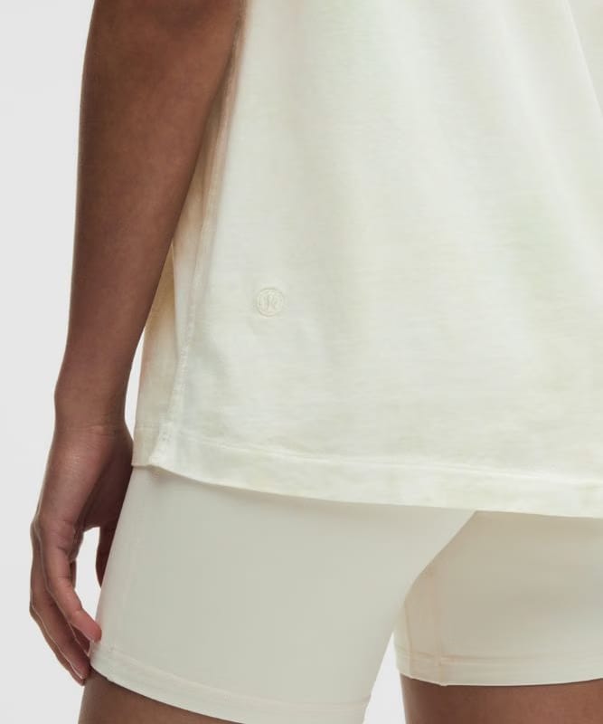 lululemon All Yours Organic Cotton Crewneck T-Shirt - Smoothie Wash Matcha Multi