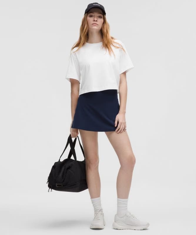 lululemon All Yours Organic Cotton Cropped T-Shirt - White
