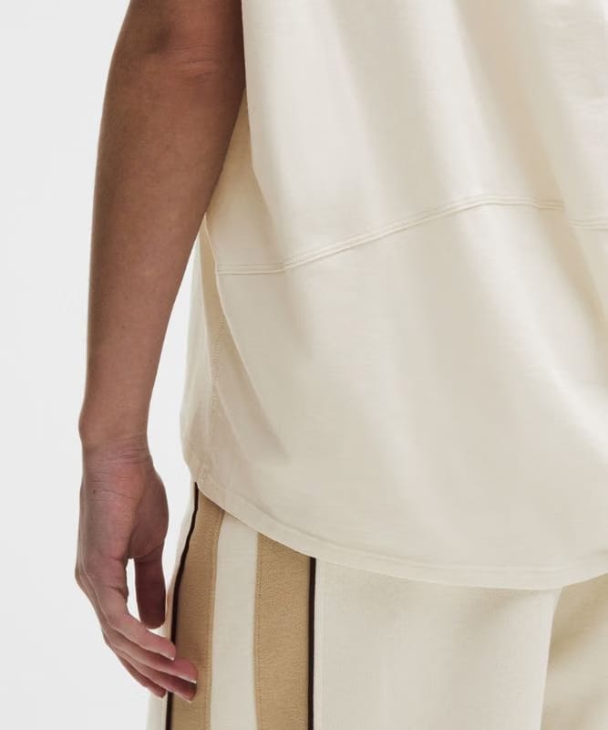 lululemon Back In Action Organic Cotton T-Shirt - Light Ivory