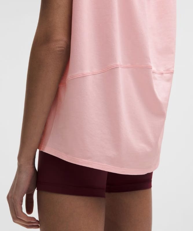 lululemon Back In Action Organic Cotton T-Shirt - Pink Pearl