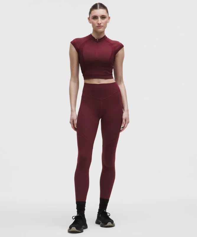 lululemon Everlux Panelled Short-Sleeve Shirt - Black