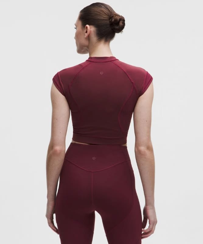 lululemon Everlux Panelled Short-Sleeve Shirt - Black