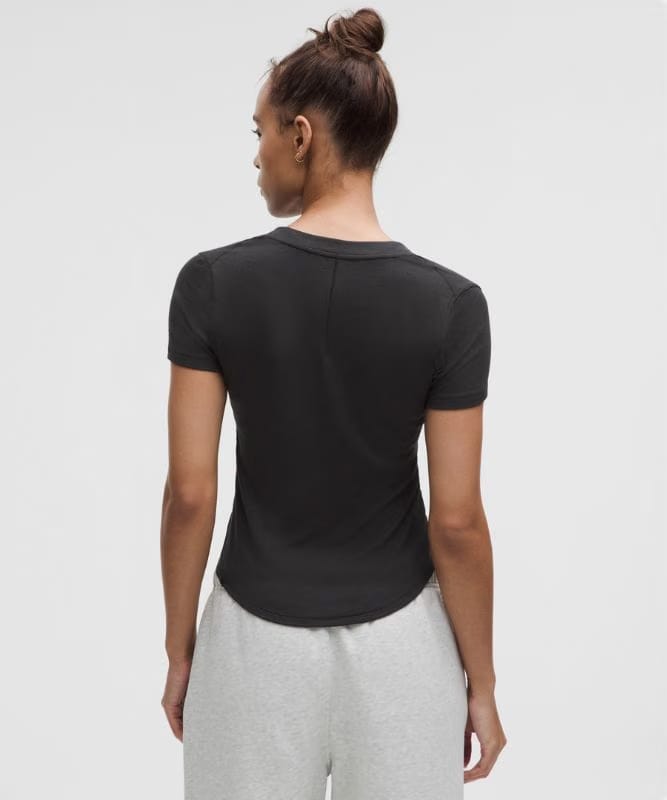 lululemon Hold Tight Short-Sleeve Henley - Black
